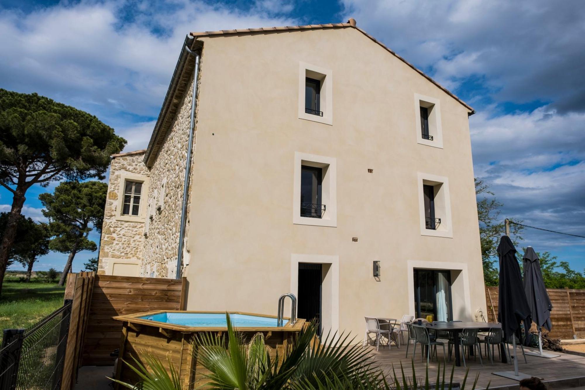 Domaine De Merins, 10 Couchages Avec Piscine, Face A La Riviere, A 4Km De La Plage Fleury  Dış mekan fotoğraf